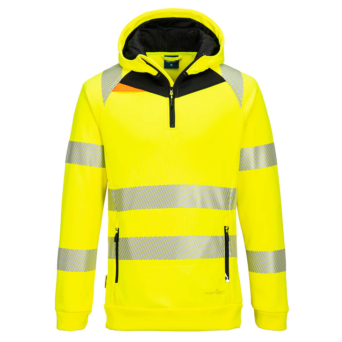 DX482 - Sudadera con capucha DX4 Hi-Vis 1/4 Zip