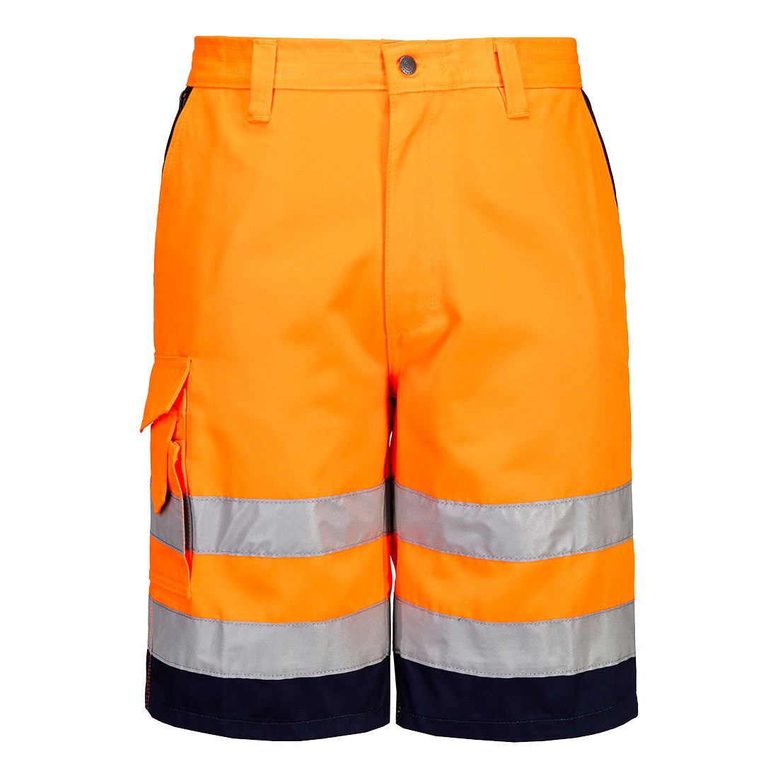 E043 - Bermudas de alta visibilidad de polialgodón