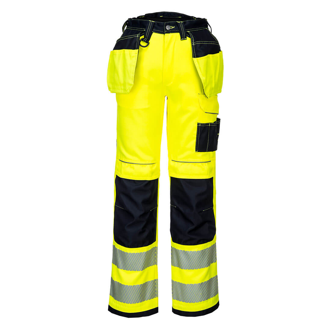 PW306 - Pantalón elástico de alta visibilidad PW3 con bolsillos de pistolera