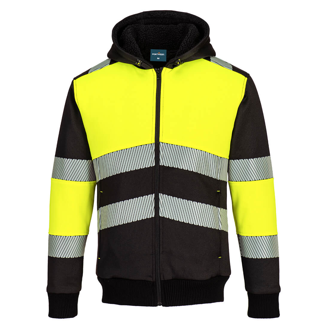 PW377 - Sudadera de clase 1, con cremallera y capucha, PW3 Winter