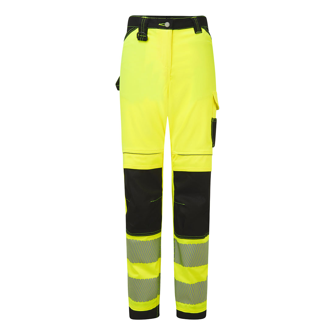 PW385 - Pantalón elástico de trabajo PW3 de alta visibilidad para mujer
