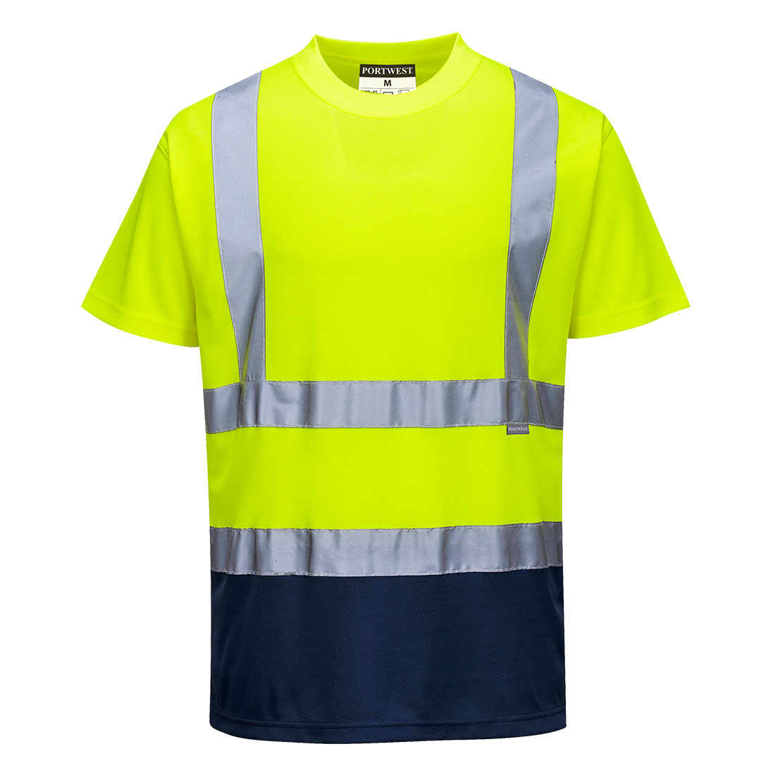S378 - Camiseta de alta visibilidad, de manga corta, Contrast