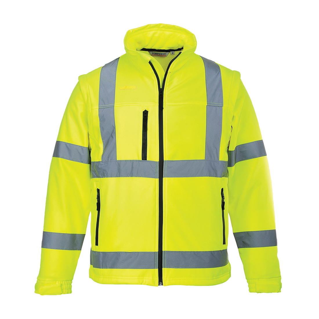S428 - Softshell 2 en 1 de alta visibilidad (3 capas)