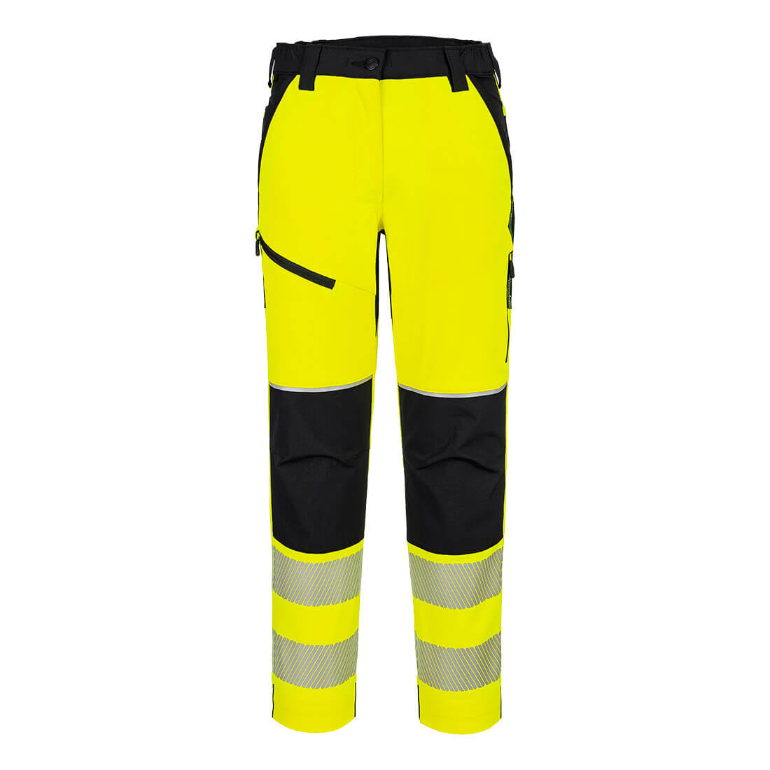 T141 - Pantalones elásticos PW3 de alta visibilidad para mujer