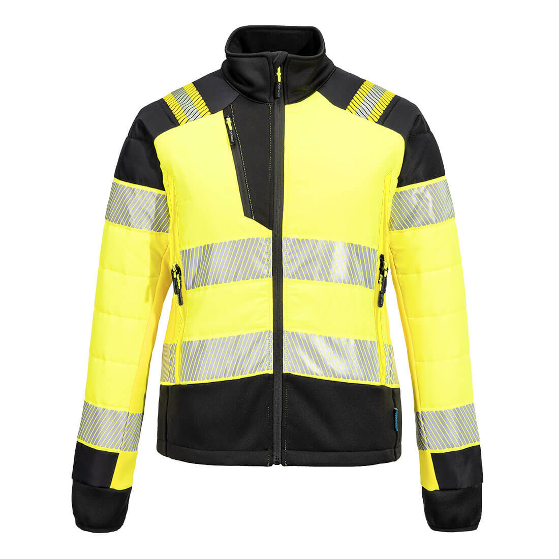 T171 - Chaqueta PW3 Hi-Vis Women's Hybrid Baffle